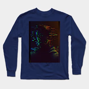 glitch design Long Sleeve T-Shirt